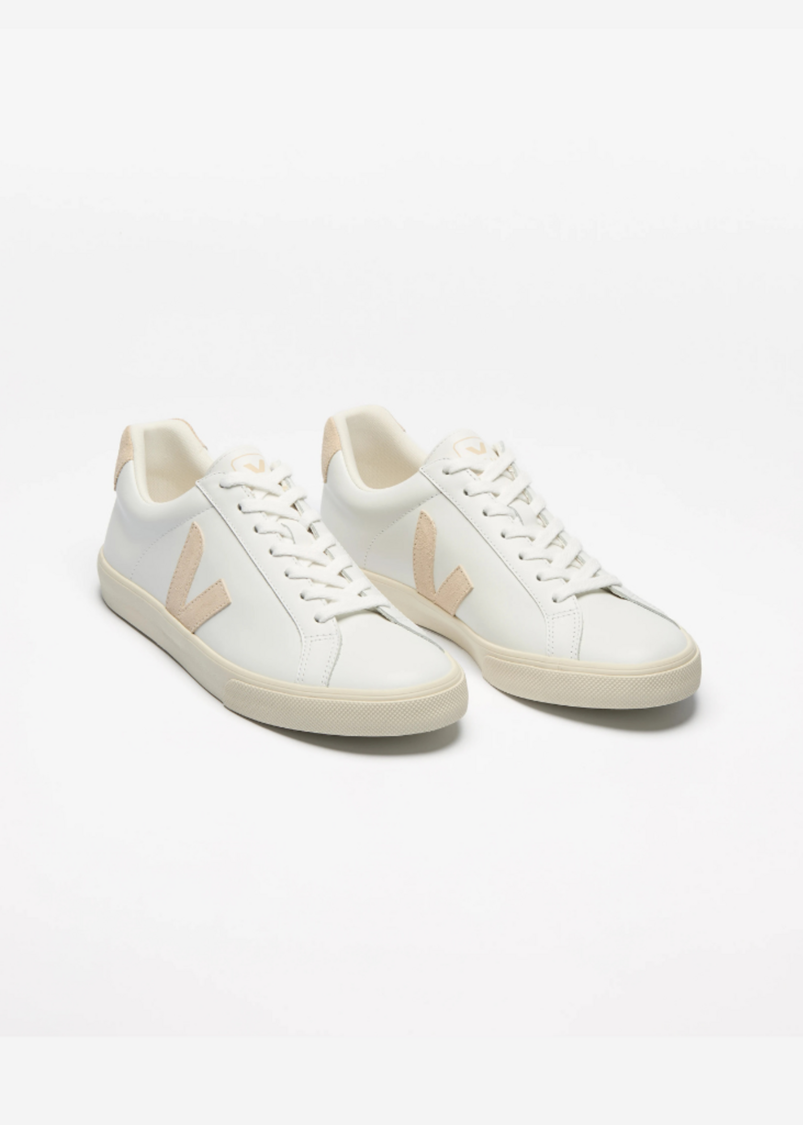 VEJA ESPLAR LOGO LEATHER WHITE-SABLE EO0202335A
