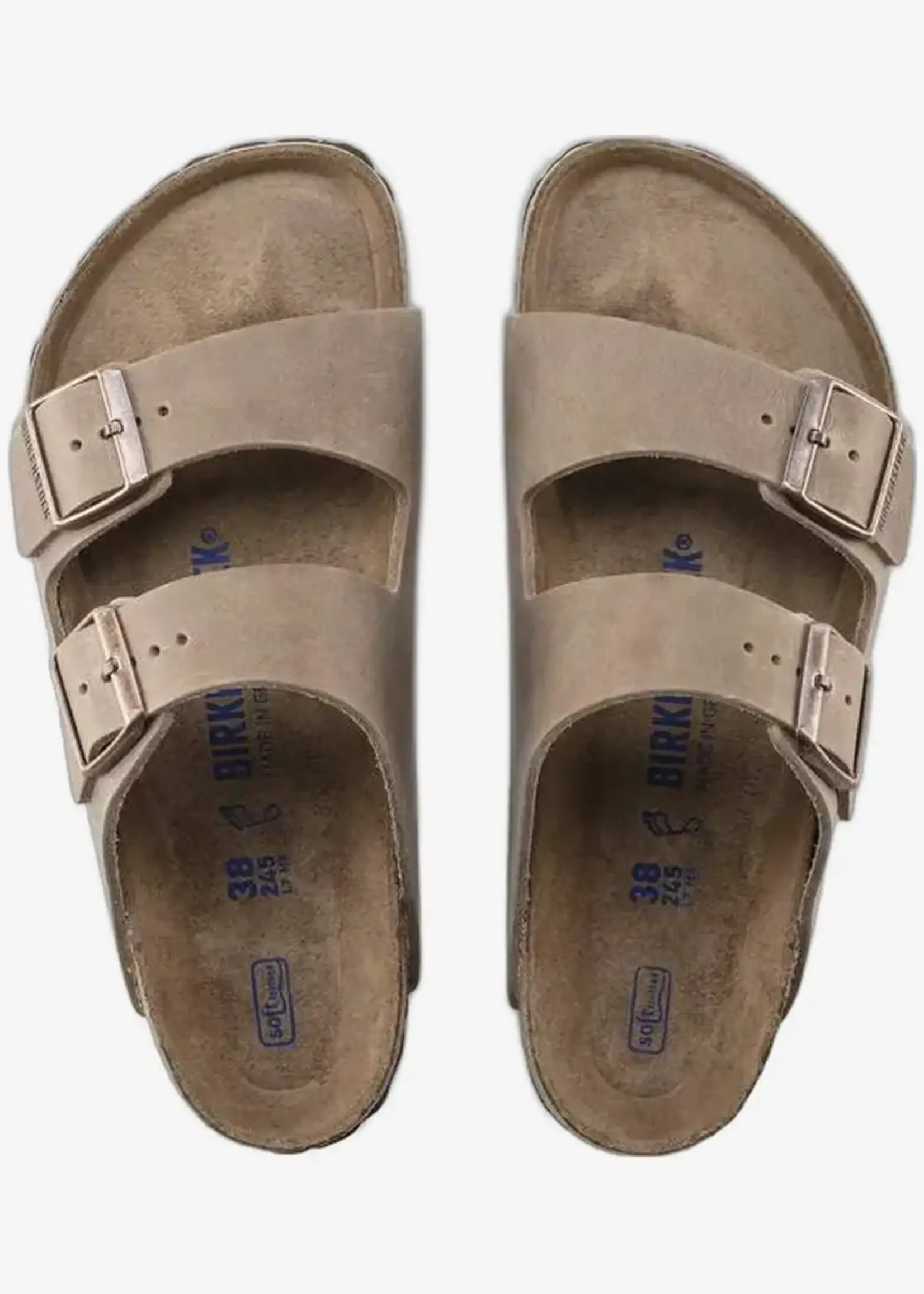 BIRKENSTOCK ARIZONA SOFT FOOTBED TABACCO BROWN 0552813 36