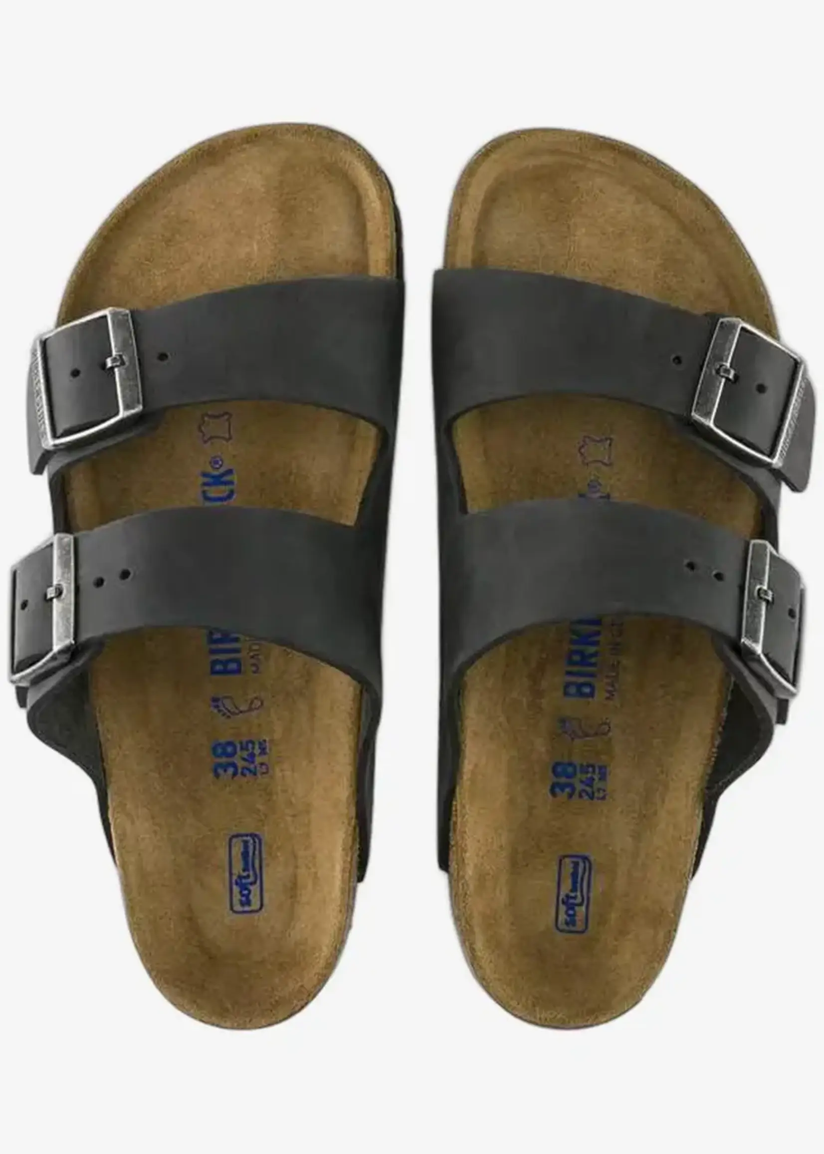BIRKENSTOCK ARIZONA SFB BLACK OILED 752481