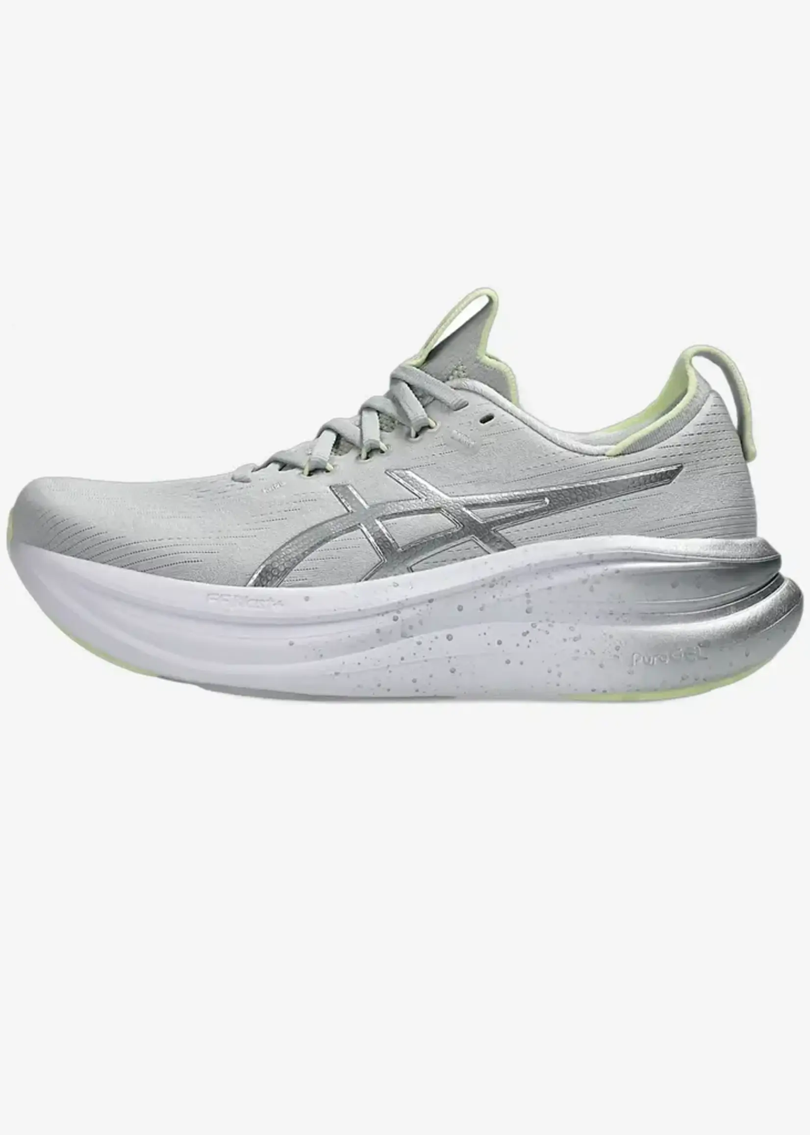 GEL-NIMBUS 28 PLATINIUM/GLOW GREEN 1012C068-020 7.5