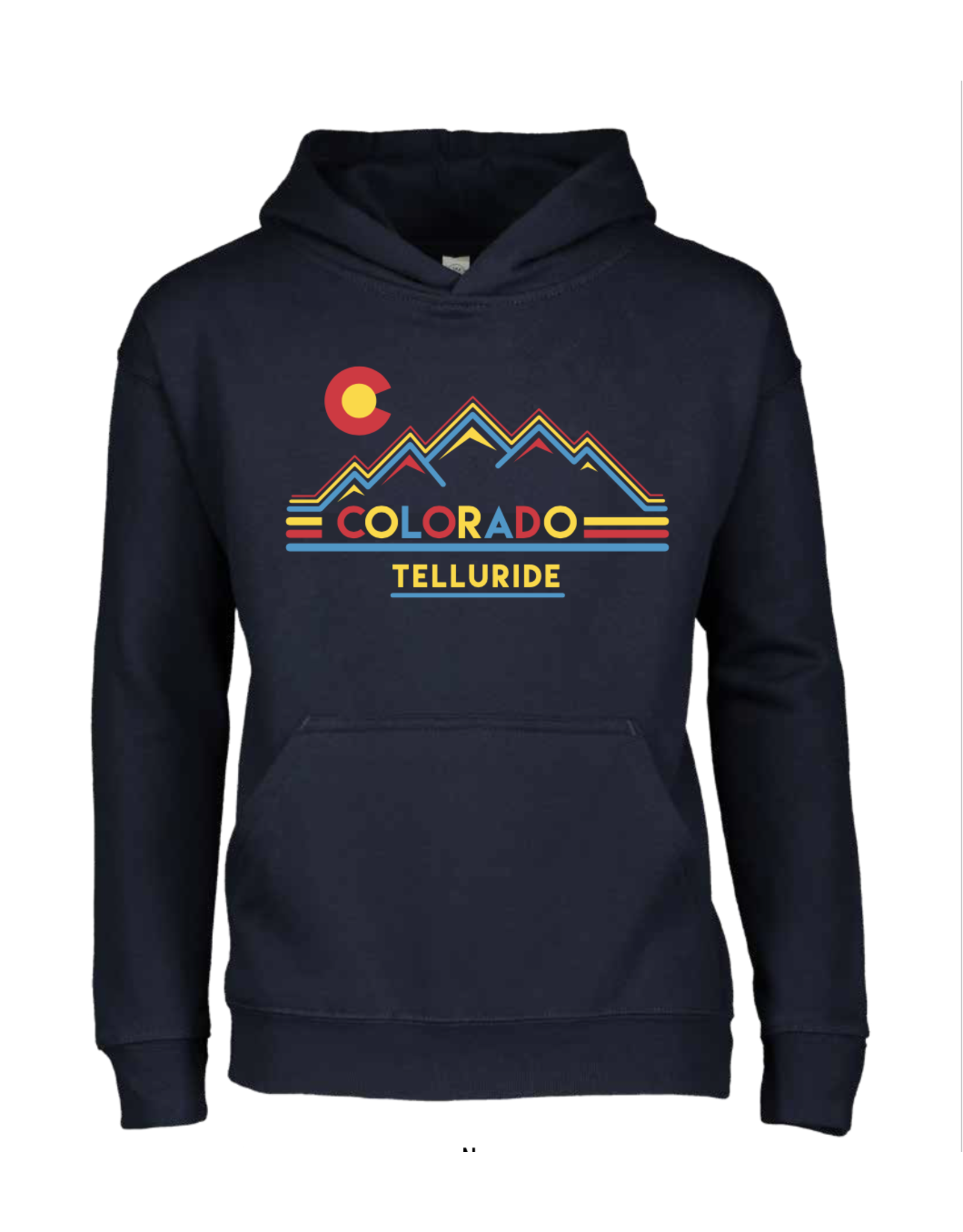 REIN DESIGNS #902E COLORFUL MTN LINES YOUTHHOOD