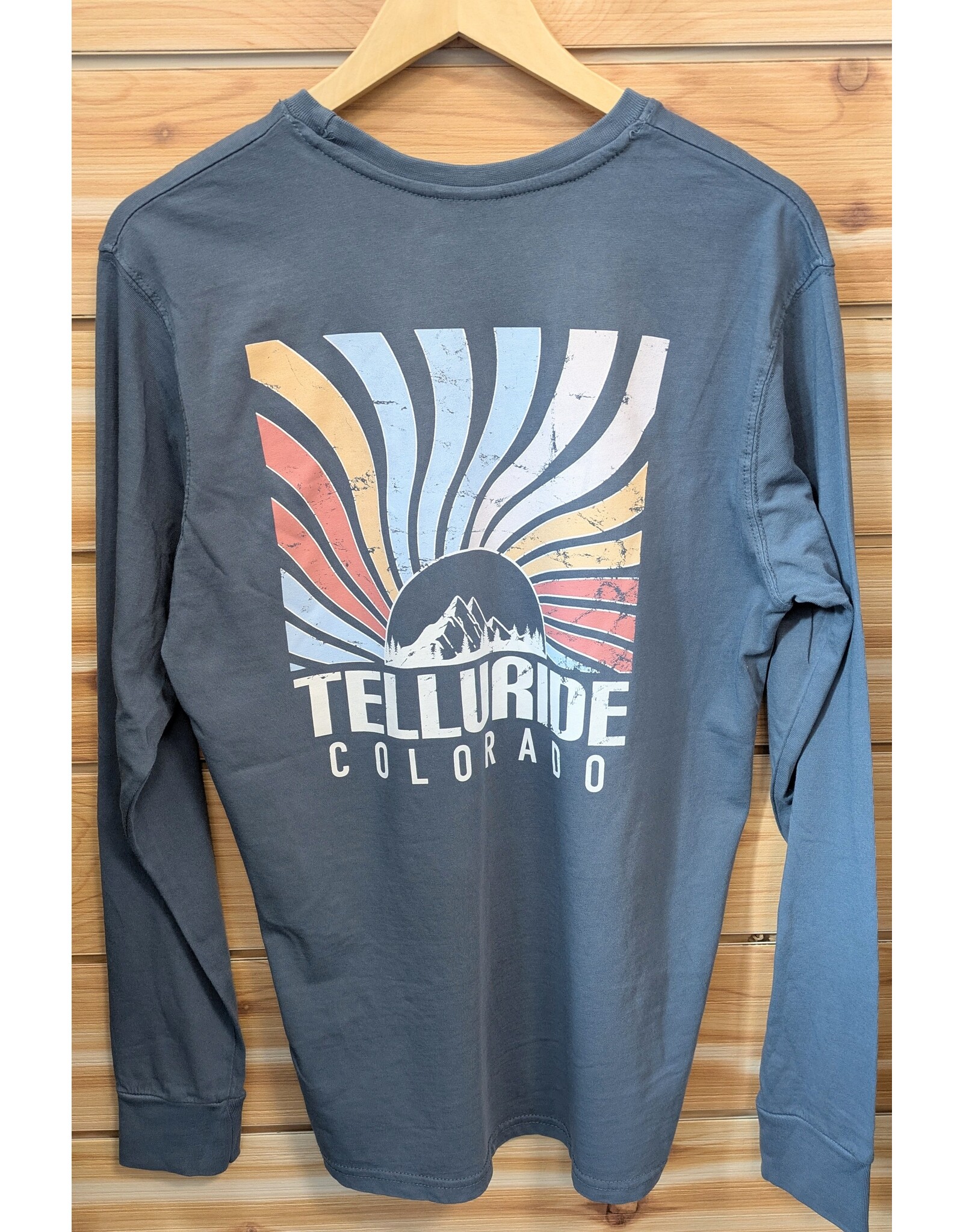 LONE ROCK PASTEL SWIRL SUN LS