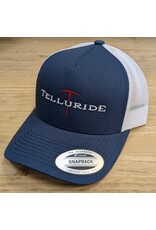 4IMPRINT YUPOONG TRUCKER 143845 NAVY WHITE PICK AXE HAT