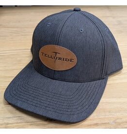 LONE ROCK PICK AXE OVAL LEATHER PATCH HAT