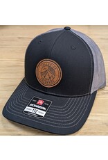 RICHARDSON CAP APPLIQUE FAUX LEATHER ETCHED 8685891