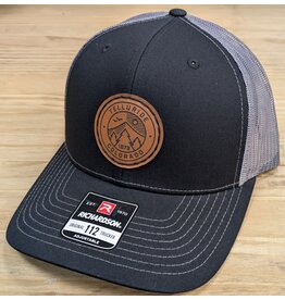 RICHARDSON CAP APPLIQUE FAUX LEATHER ETCHED 8685891