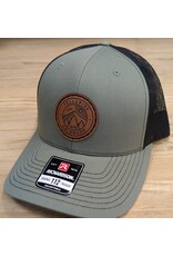 RICHARDSON CAP APPLIQUE FAUX LEATHER ETCHED 8542631