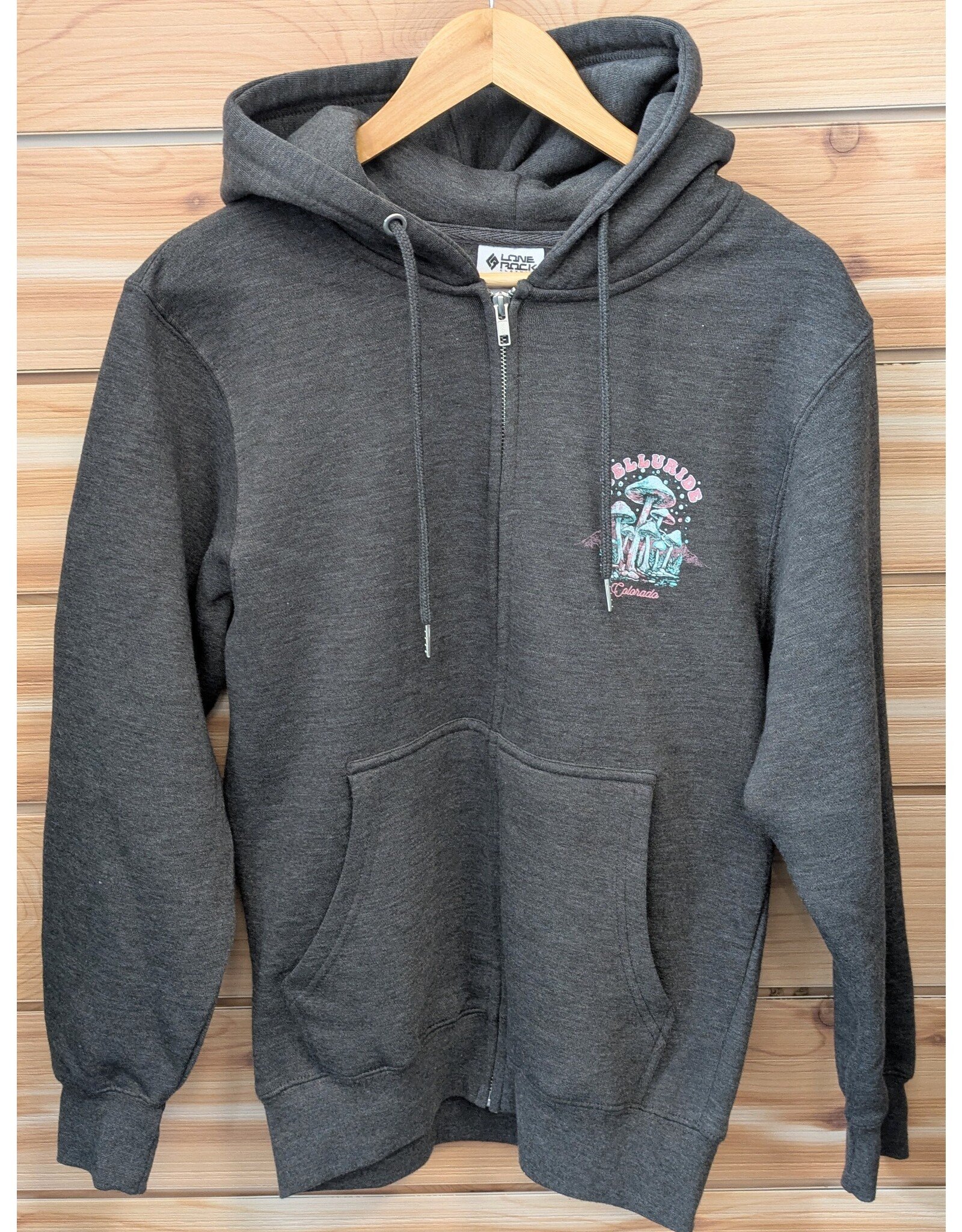 LONE ROCK #902M GROOVY MUSHROOMS ZIP HOOD
