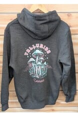 LONE ROCK #902M GROOVY MUSHROOMS ZIP HOOD