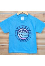 LONE ROCK #412C RETRO PASTEL OVAL SKI YOUTH SS