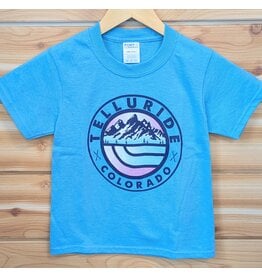 LONE ROCK #412C RETRO PASTEL OVAL SKI YOUTH SS