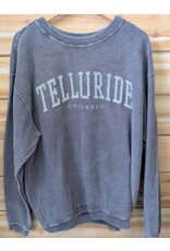 LONE ROCK APPLIQUE CORDED CREW