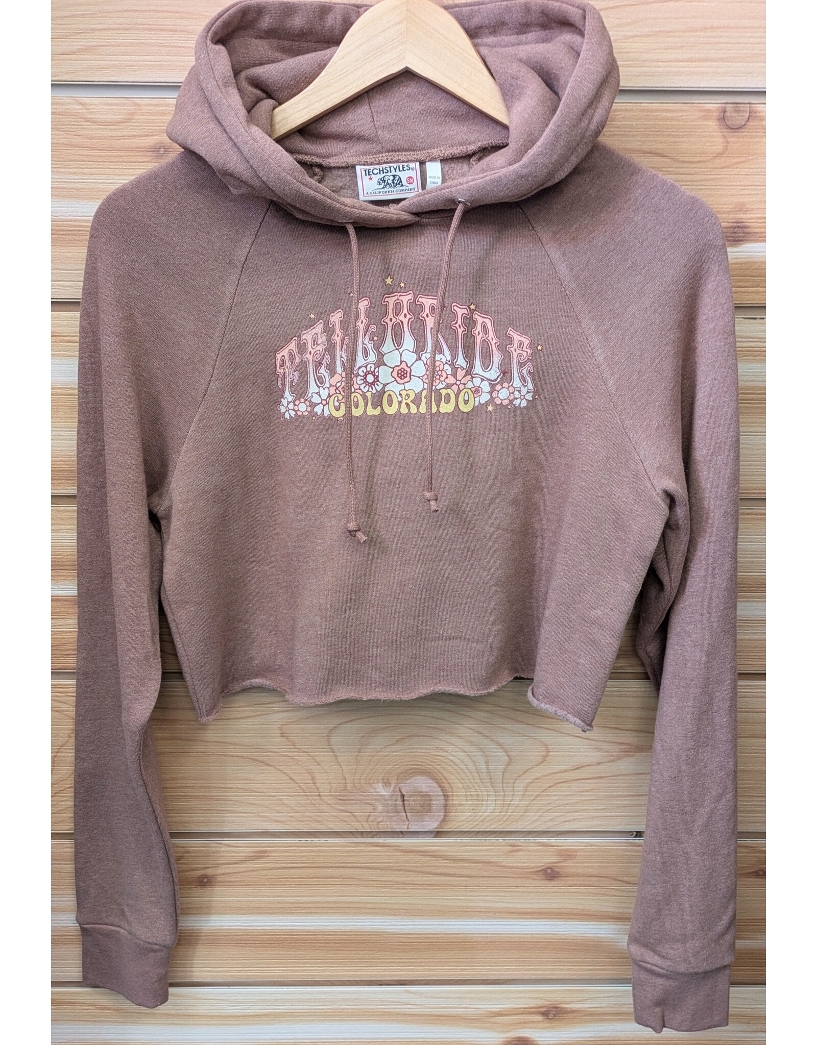 TECHSTYLES #905 BONG HIT CROP HOOD