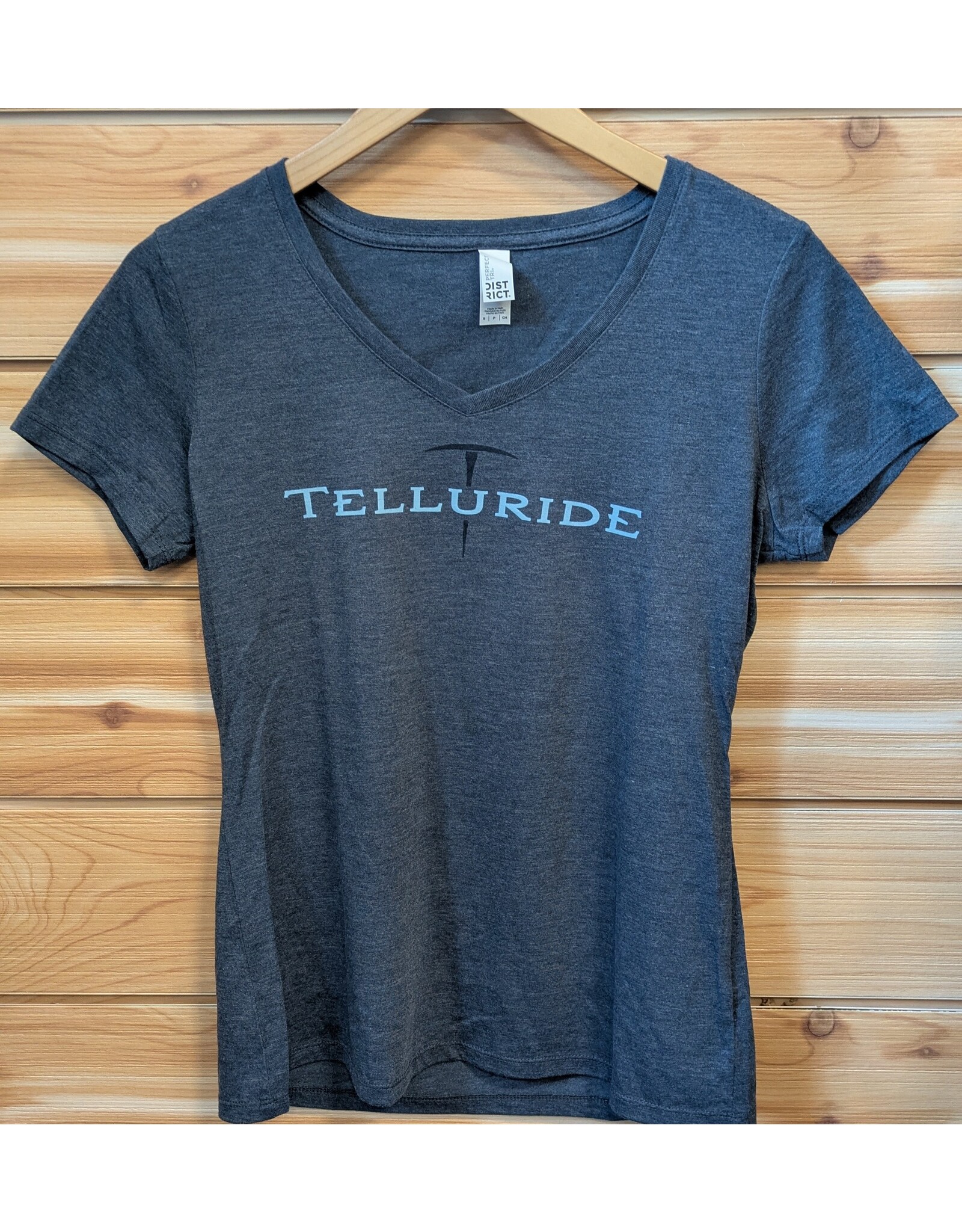 BLACK ANCHOR PICK AXE TONE VNECK