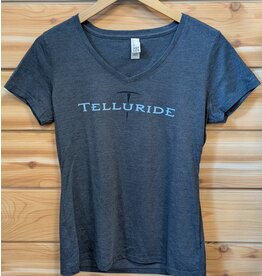 BLACK ANCHOR PICK AXE TONE VNECK