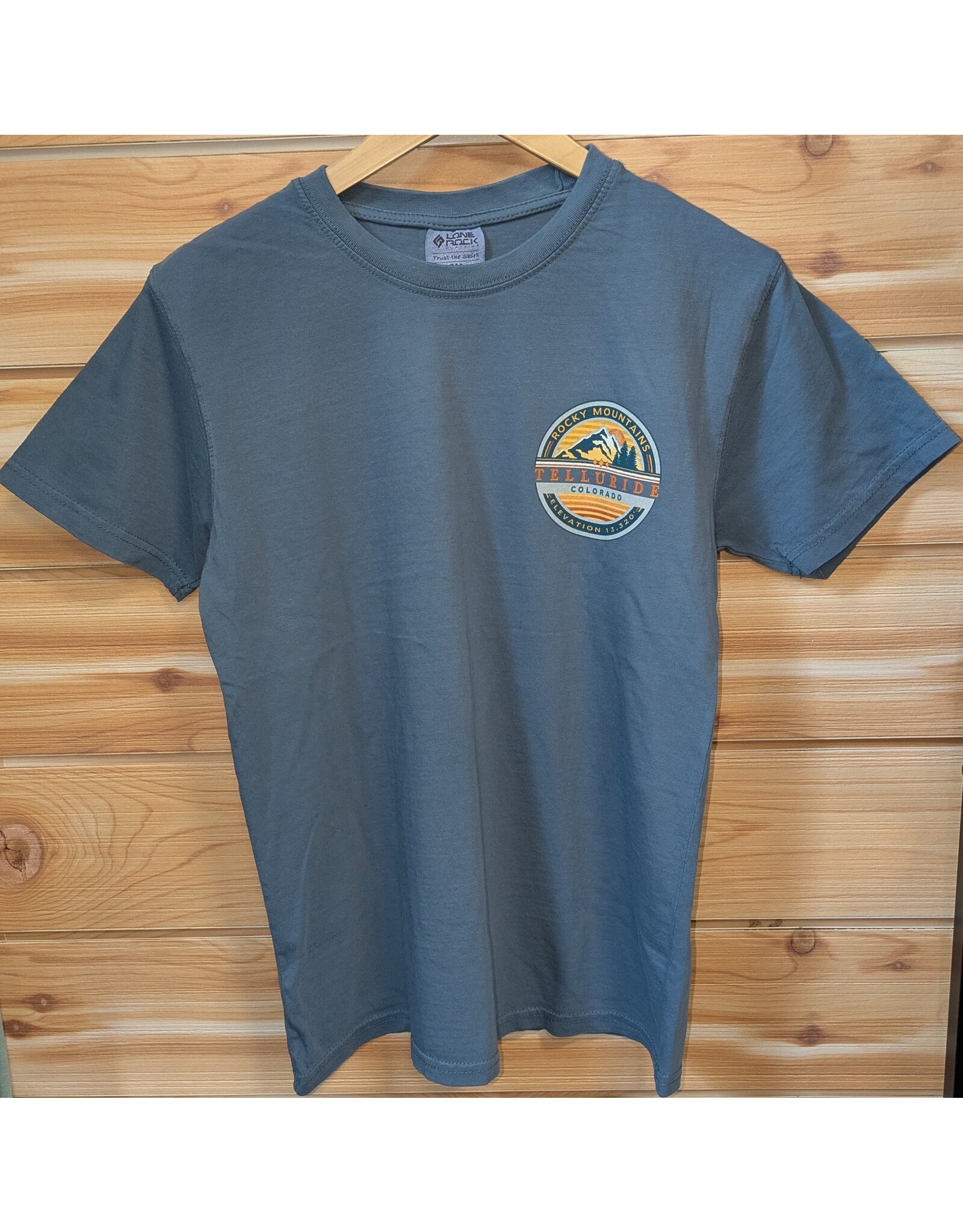 LONE ROCK #305A EAT SLEEP ROCKY MTNS SS