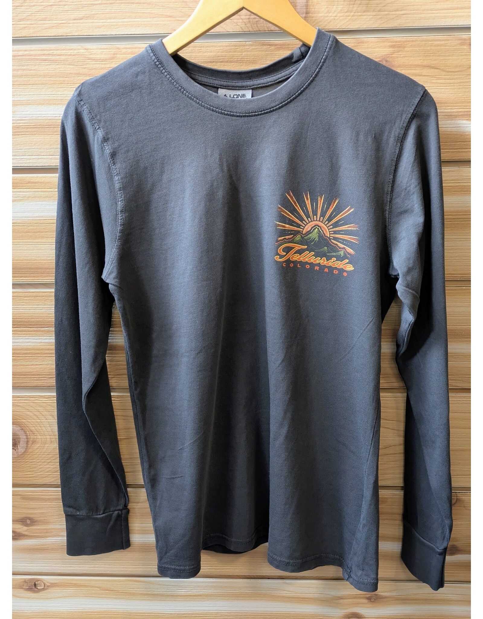 LONE ROCK #405B WAVY MTN SCENE LS