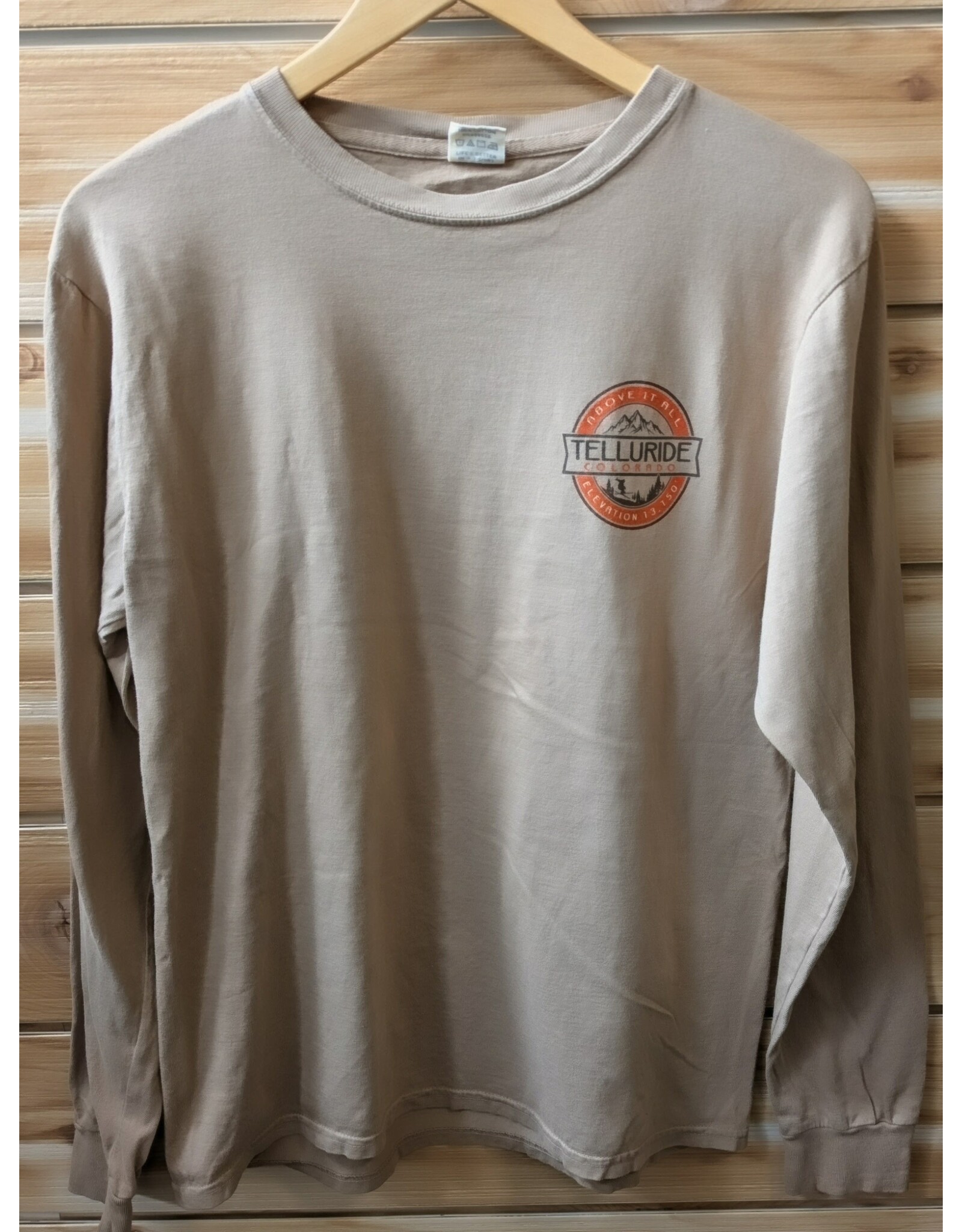 LAKESHIRTS #201C BREWHEART MTN PINES SKIER LS