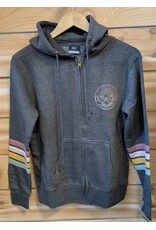 MV SPORT #902T  ARM STRIPES CDBQXPGLF8 ZIP HOOD