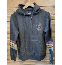 MV SPORT #902T  ARM STRIPES CDBQXPGLF8 ZIP HOOD