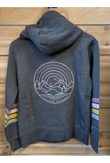 MV SPORT #902T  ARM STRIPES CDBQXPGLF8 ZIP HOOD