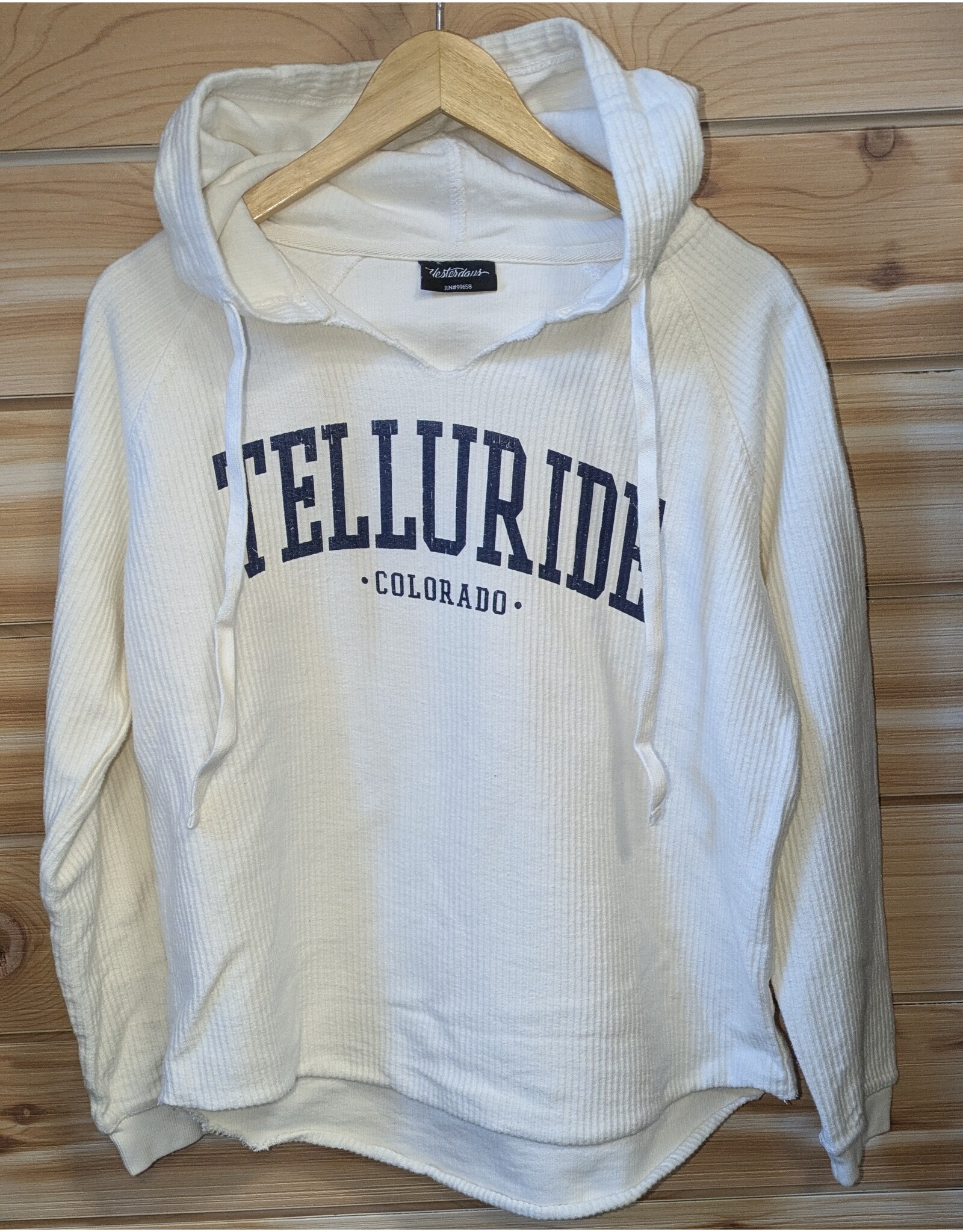 YESTERDAYS #906C CORDED HOOD COLLEGIATE ARC