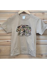 LONE ROCK #702E CAMO BIG BOLD BEAR YOUTH SS