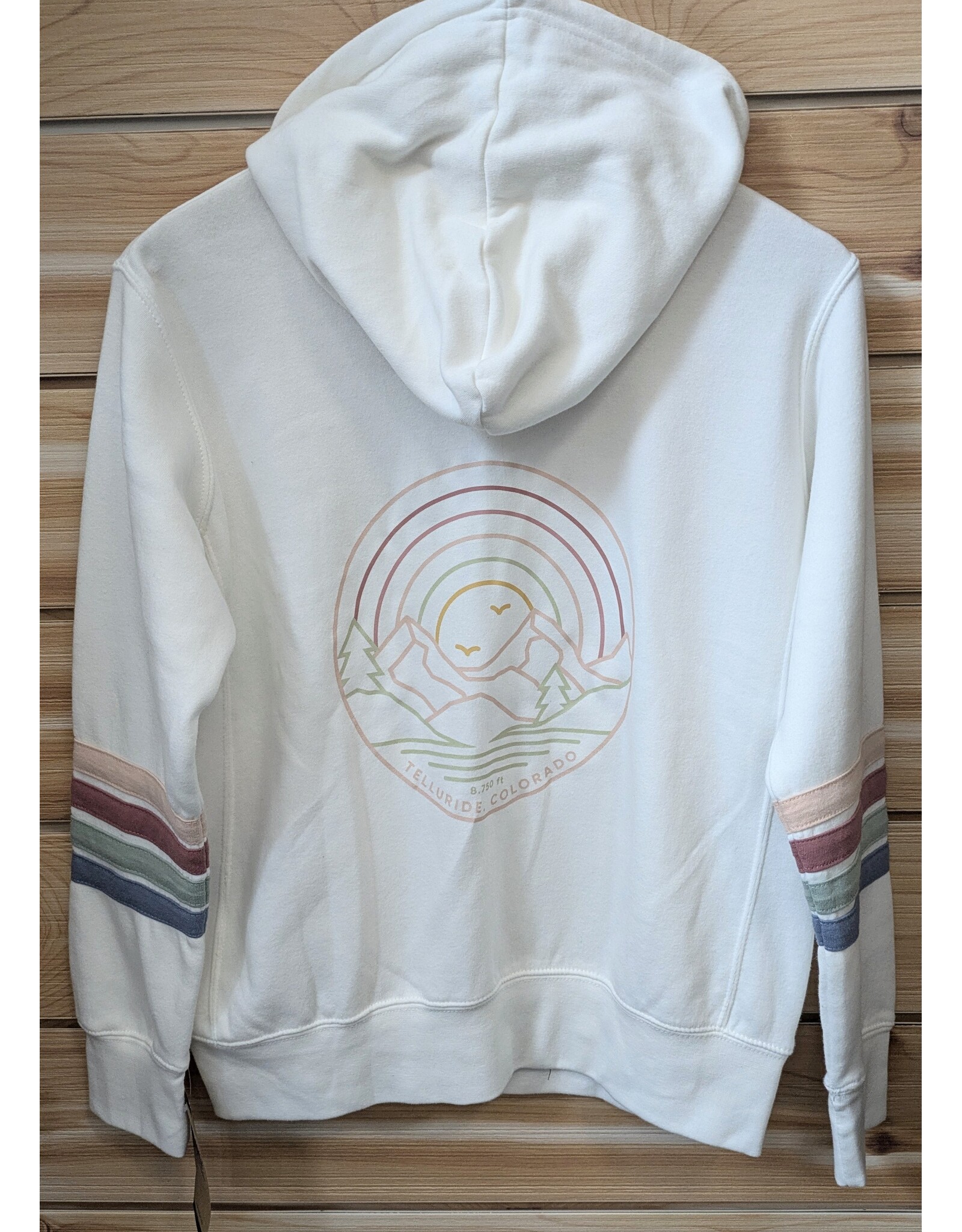 MV SPORT #902T  ARM STRIPES CDBQXPGLF8 ZIP HOOD