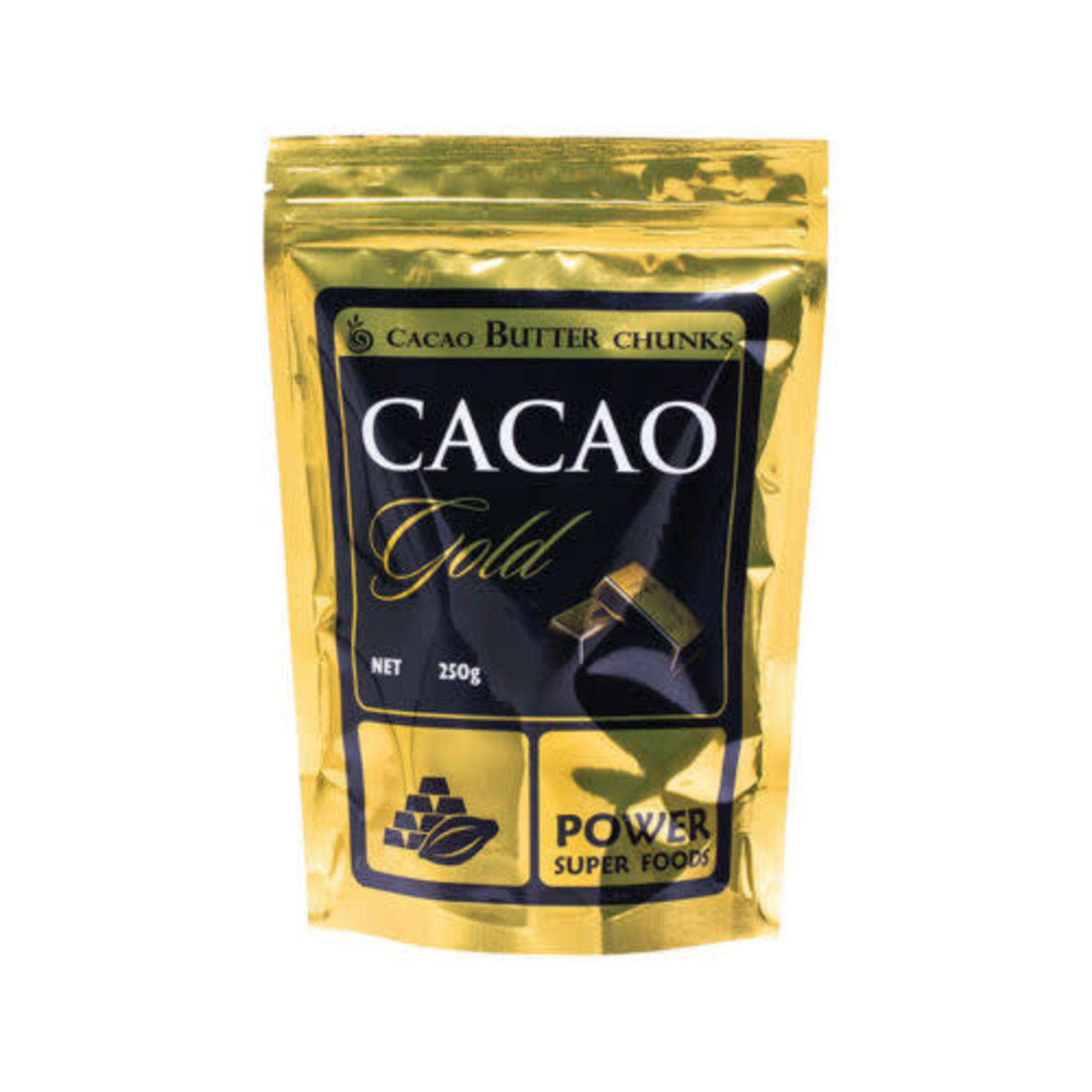 Power Super Foods Power Super Foods Organic Cacao Butter Chunks Gold 250 g