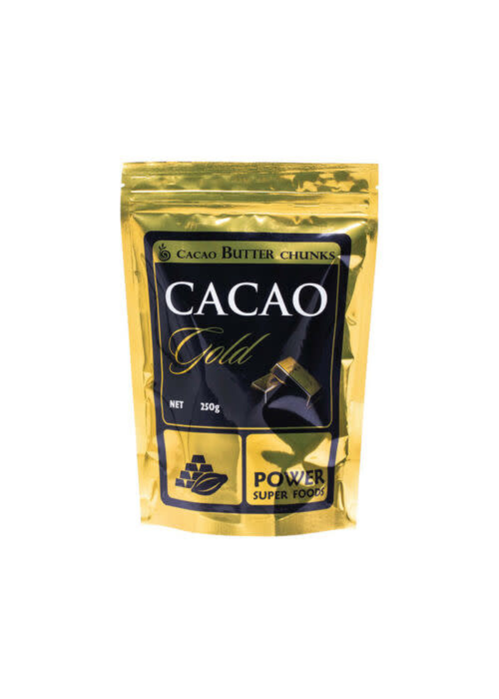 POWER SUPER FOODS Power Super Foods Organic Cacao Butter Chunks Gold 250 g