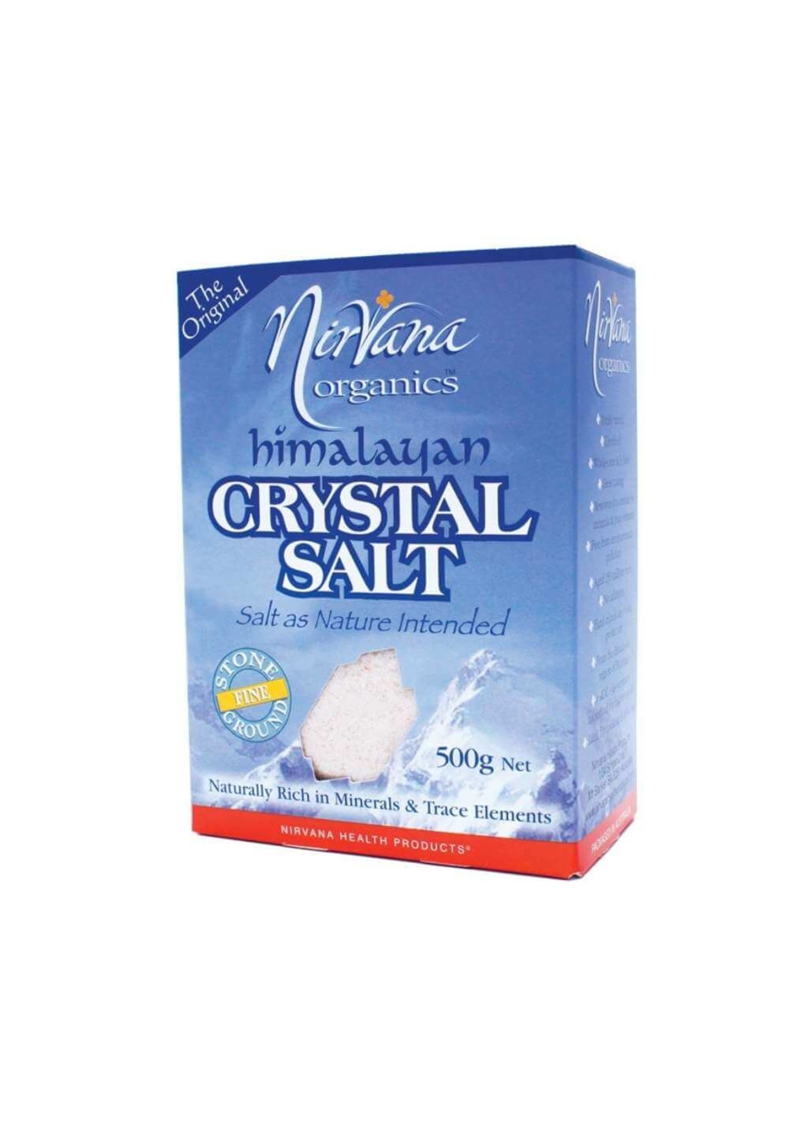 NIRVANA ORGANICS Nirvana Organics Himalayan Crystal Salt Fine 500g