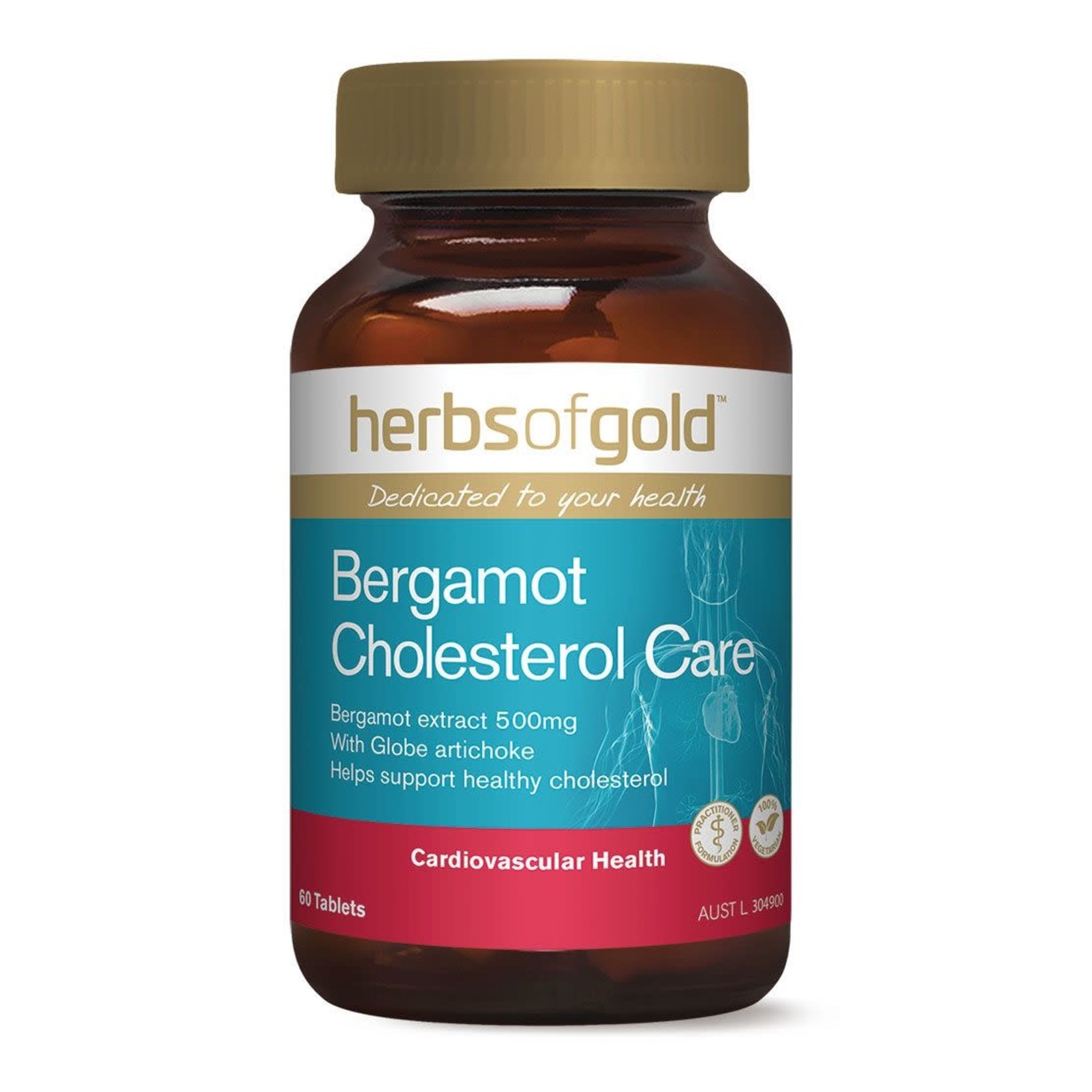 Herbs of Gold Herbs of Gold Bergamont Cholesterol Care 60 tab