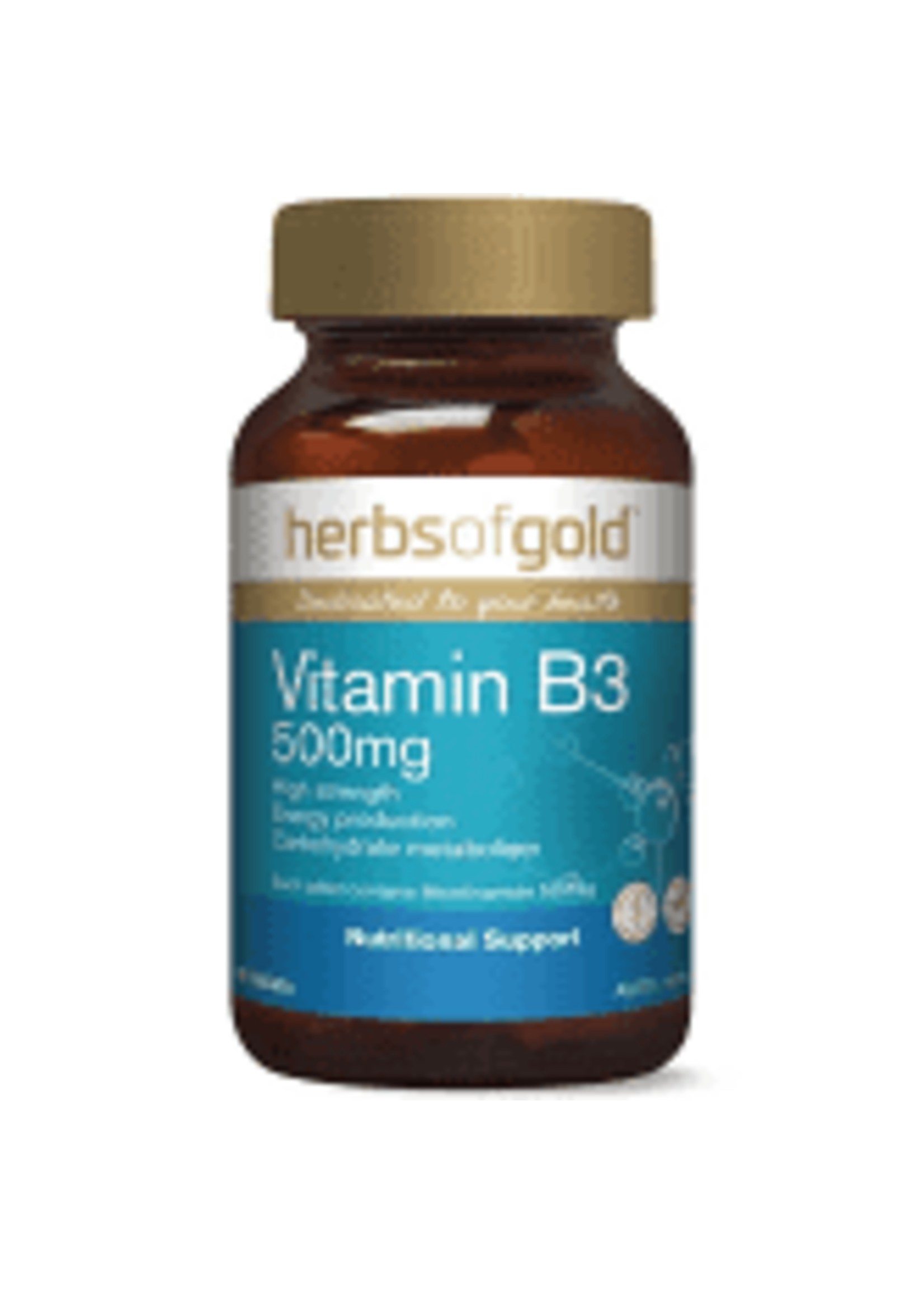 Herbs of Gold Herbs of Gold Vitamin B5 500 mg 60 caps