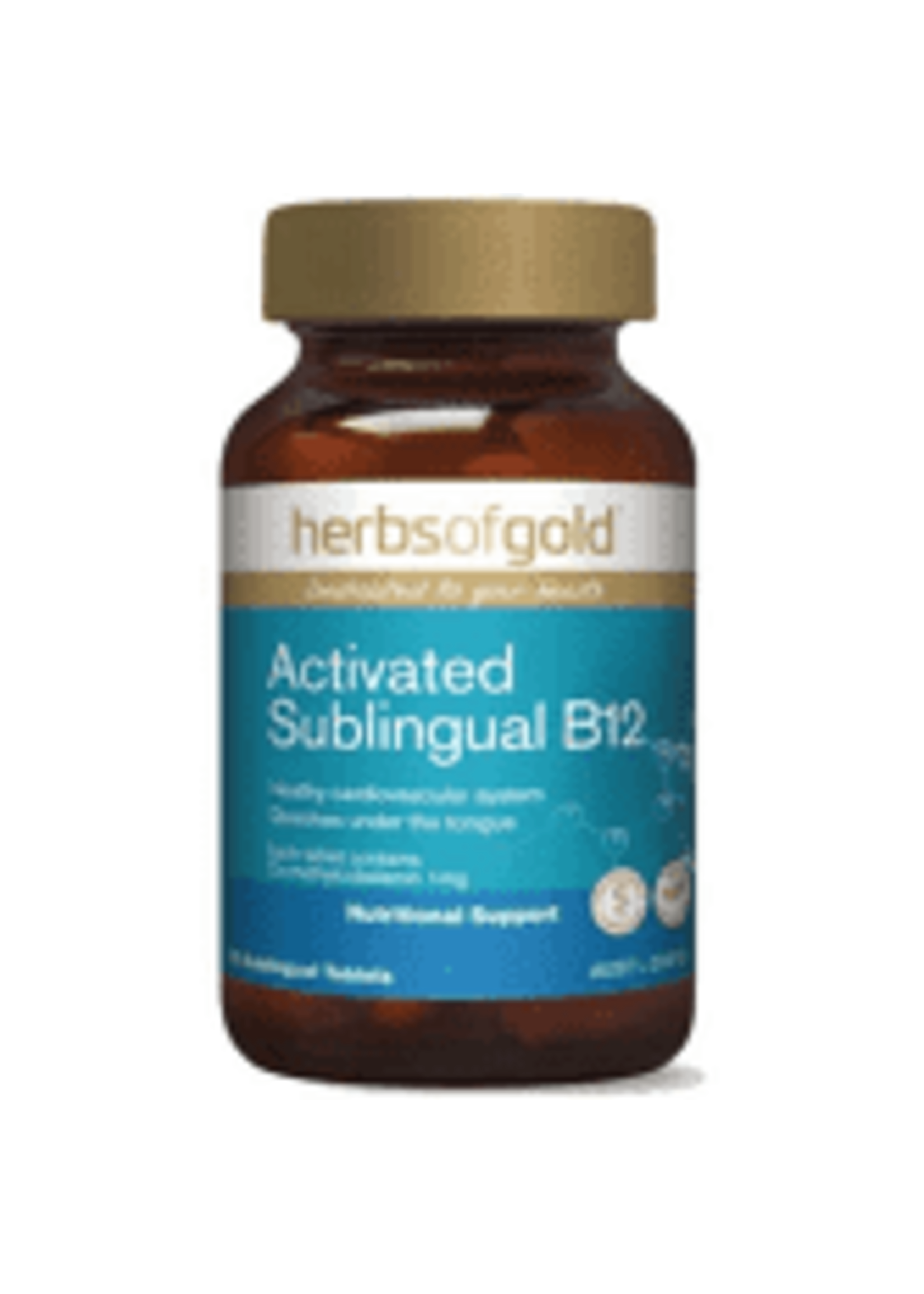 Herbs of Gold Herbs of Gold Activated Sublingual B12 75 Tabs