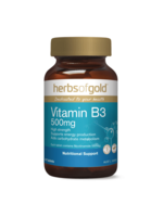 Herbs of Gold Herbs of Gold Vitamin B3 500mg 60 tabs