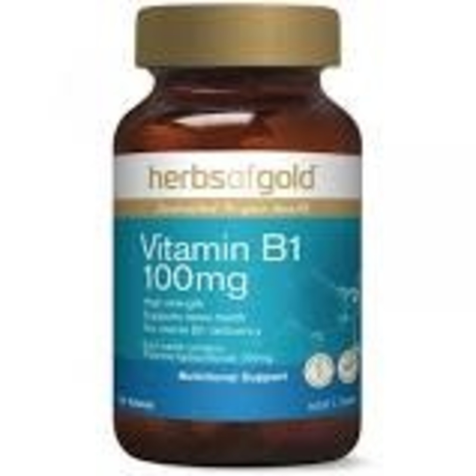 Herbs of Gold Herbs of Gold Vitamin B1 100mg 100 tabs