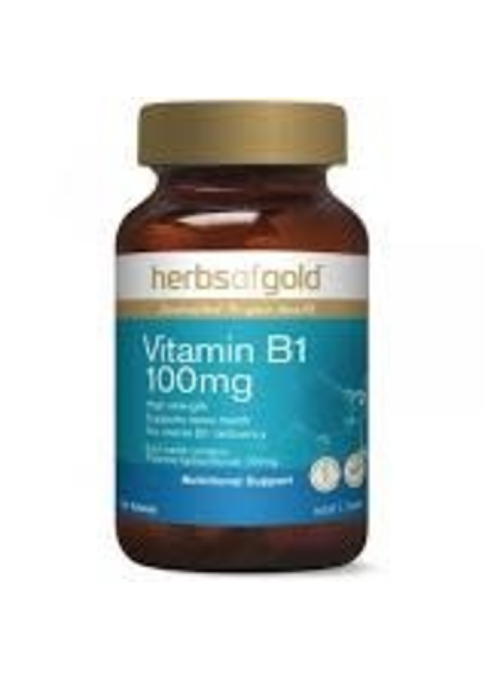 Herbs of Gold Herbs of Gold Vitamin B1 100mg 100 tabs