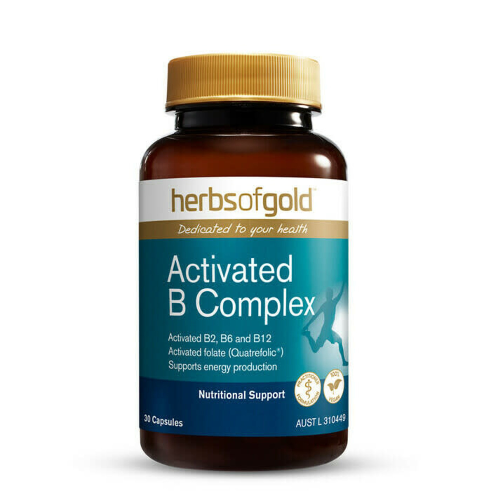 Herbs of Gold Herbs of Gold Activated B Complex 30 caps