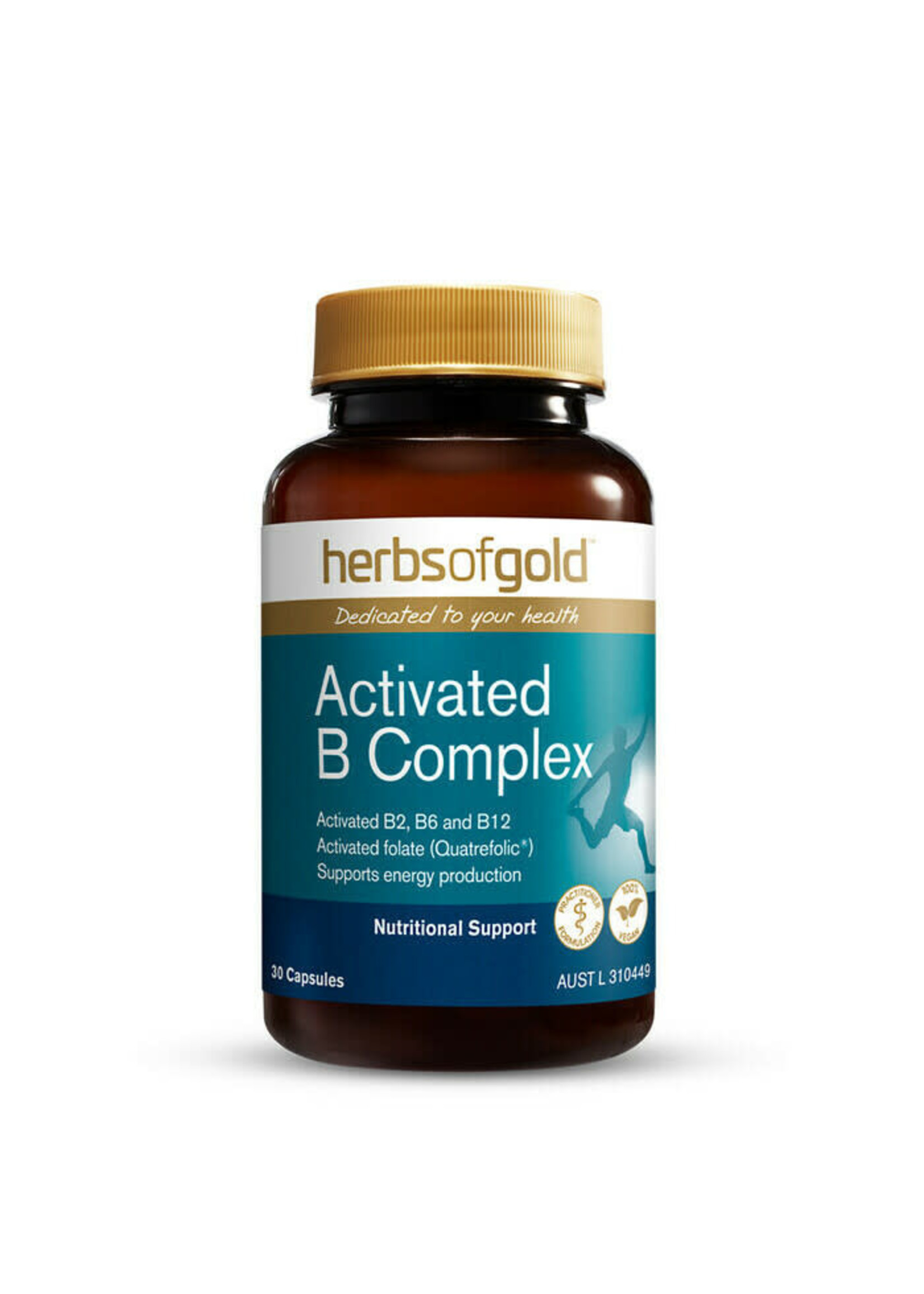 Herbs of Gold Herbs of Gold Activated B Complex 30 caps