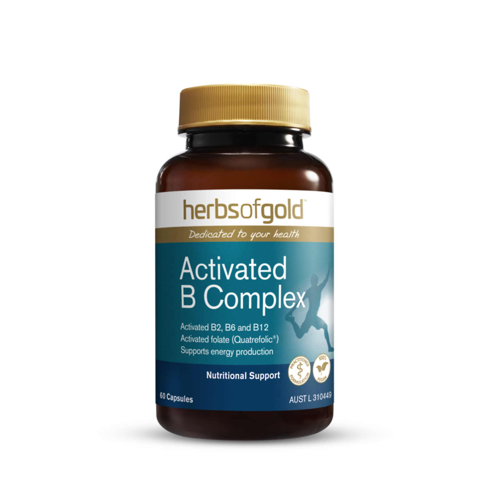 Herbs of Gold Herbs of Gold Activated B Complex 60 caps