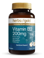 Herbs of Gold Herbs of Gold Vitamin B2 200mg 60tabs