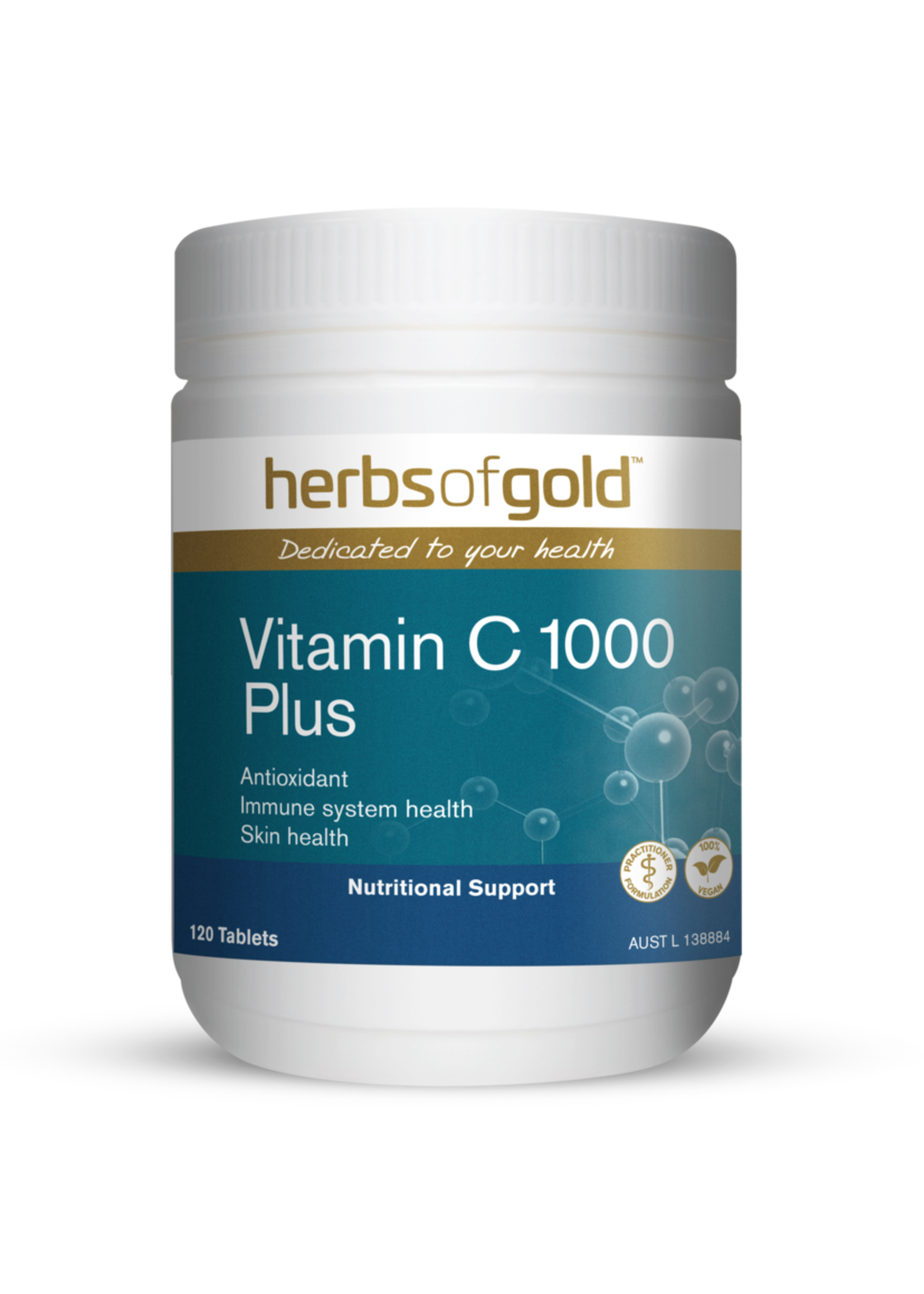 Herbs of Gold Herbs of Gold Vitamin C 1000 120 tablets