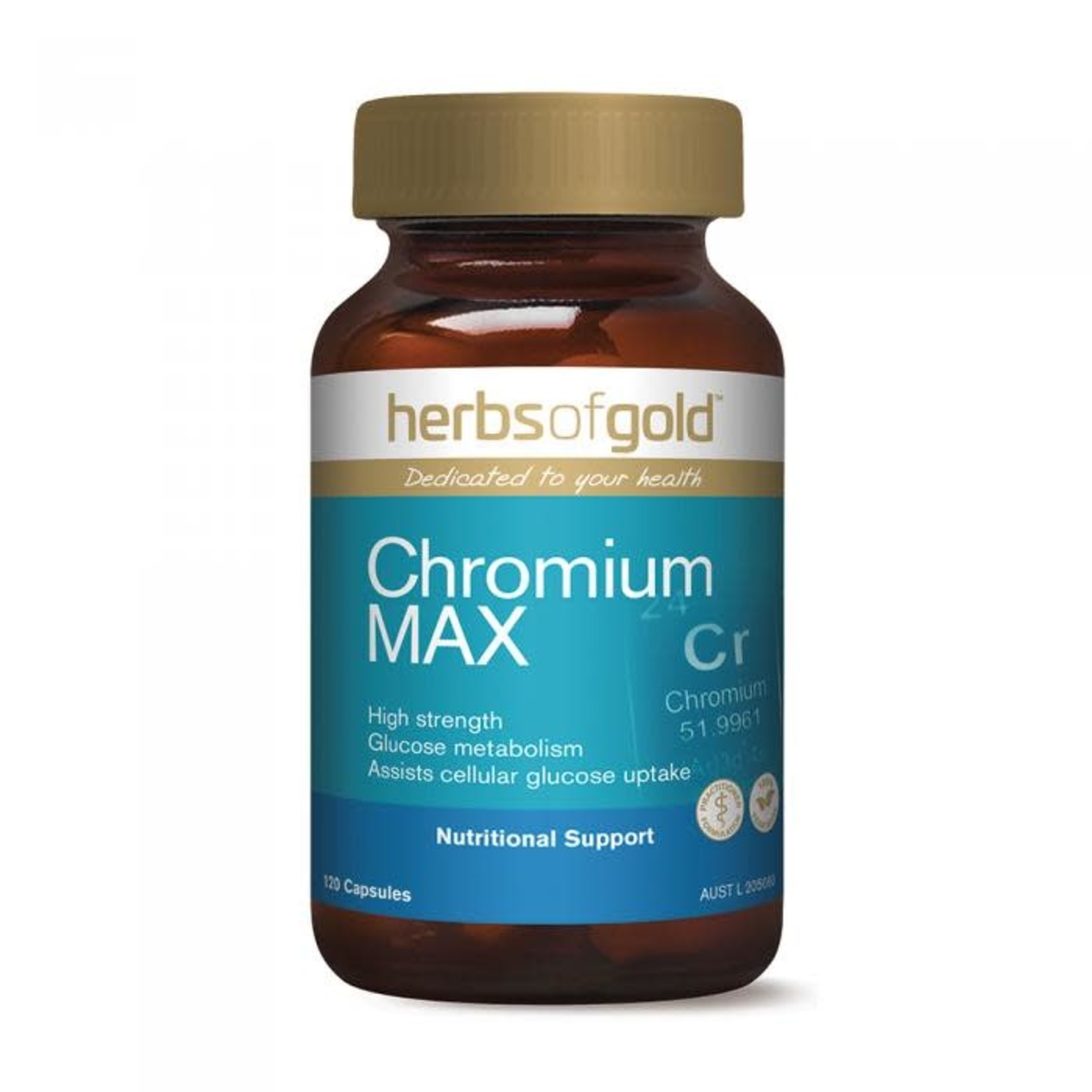 Herbs of Gold Herbs of Gold Chromium Max 120 caps
