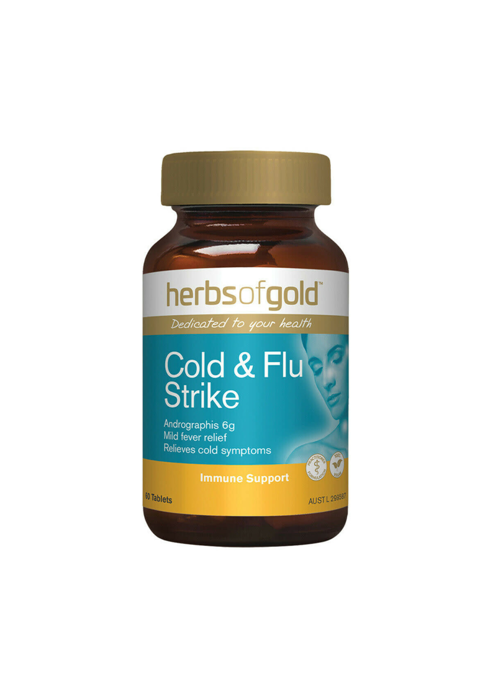 Herbs of Gold Herbs of Gold Cold & Flu Strike 60 Tabs