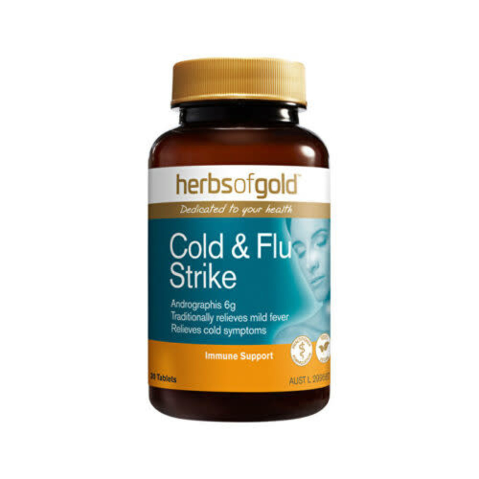Herbs of Gold Herbs of Gold Cold & Flu Strike 30 tabs