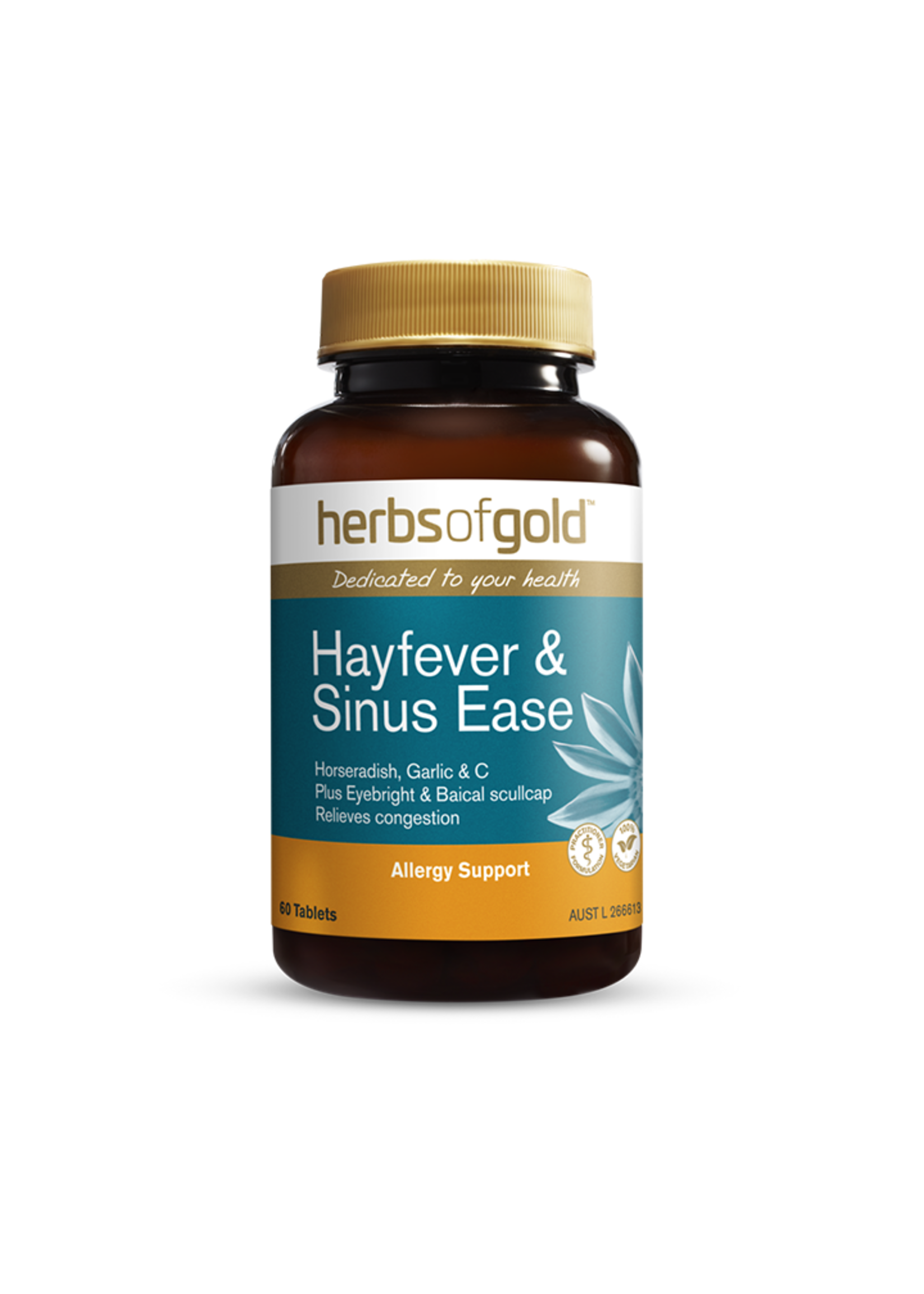 Herbs of Gold Hayfever & Sinus Ease 60 tabs