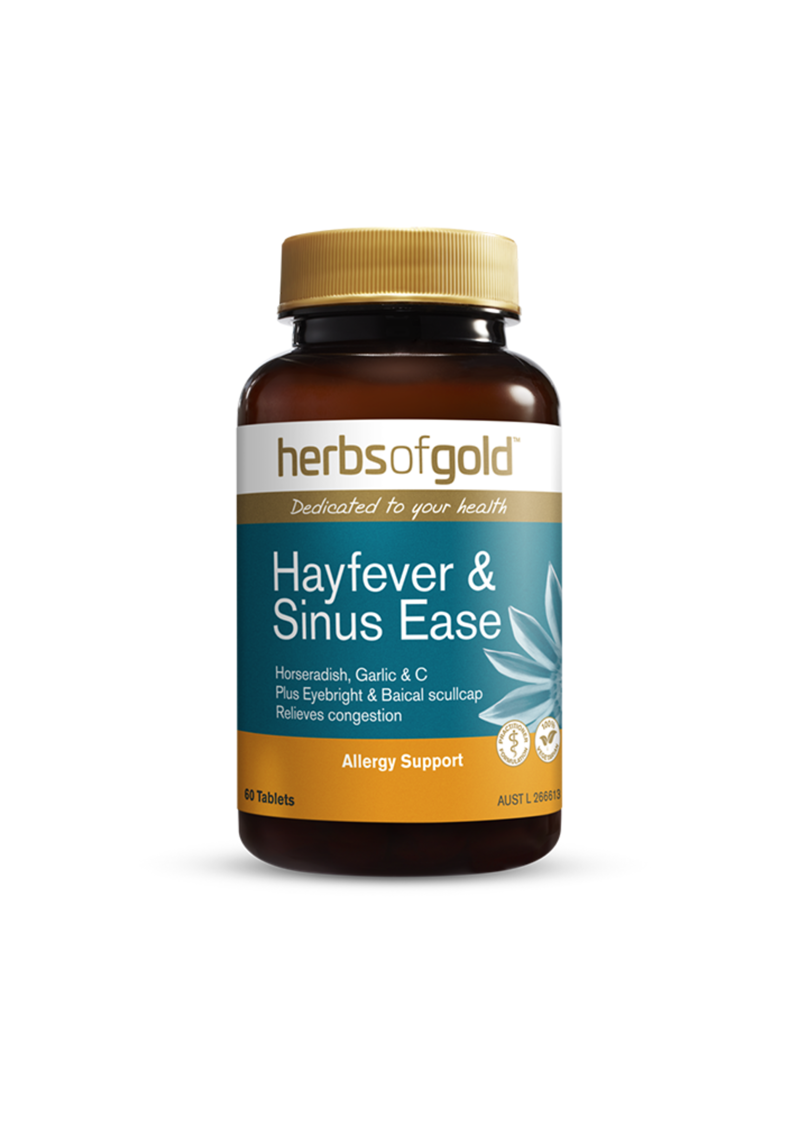 Herbs of Gold Herbs of Gold Hayfever & Sinus Ease 60 tabs