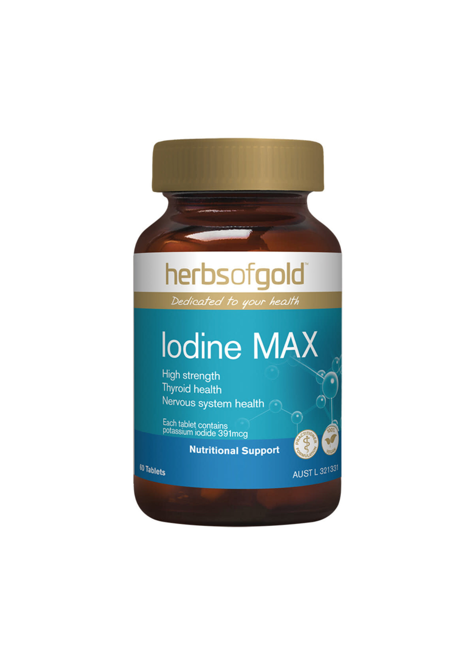 Herbs of Gold Herbs of Gold Iodine Max 60 tabs