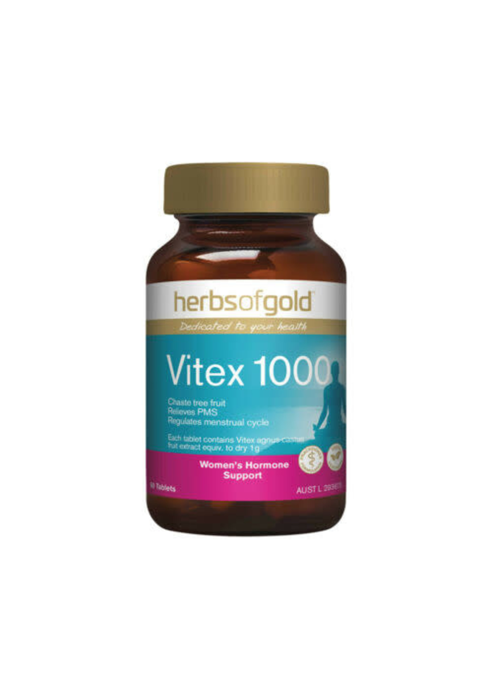 Herbs of Gold Herbs of Gold Vitex 1000 60 tabs (DNR)