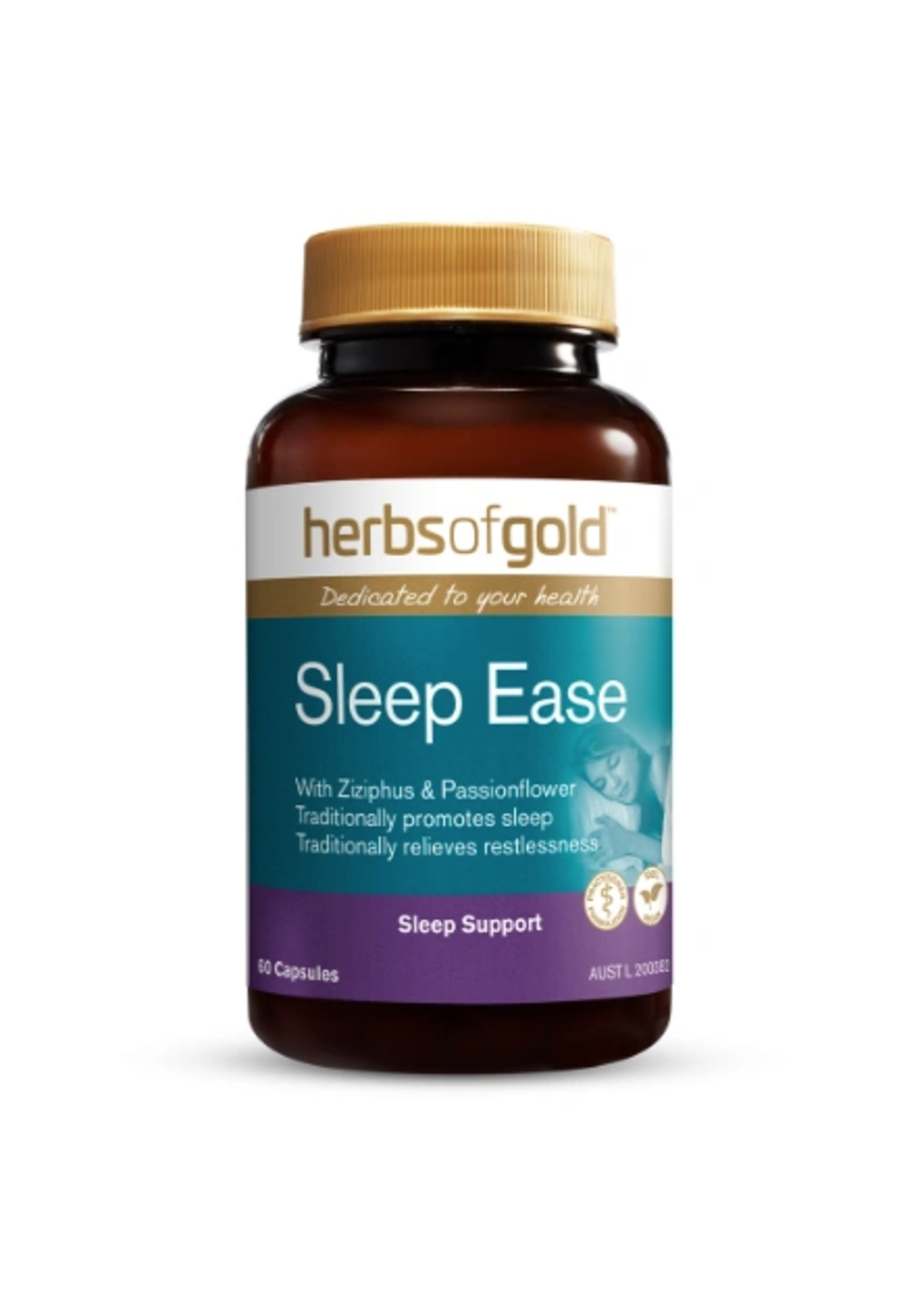Herbs of Gold Herbs of Gold Sleep Ease 60 caps (SEPCIAL ORDER ONLY)